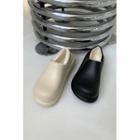 Platform Fleece-lined Clog Mules