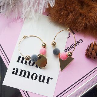 Bobble Hoop Earring