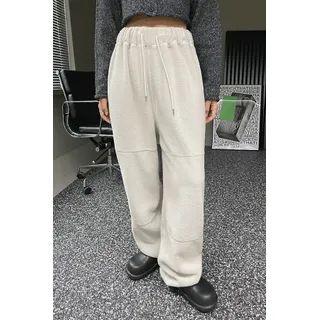 Couple Drawstring Fleece Pants