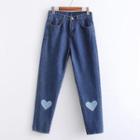 Heart Tapered Jeans