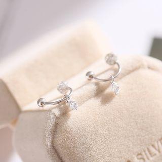Rhinestone Ear Cuff As Shown In Figure - One Size