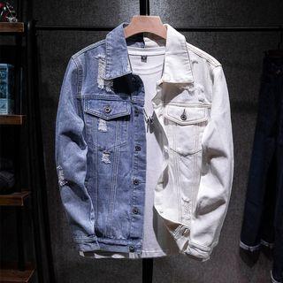 Colored Panel Denim Jacket