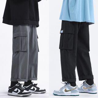 Pocket Detail Loose Fit Pants