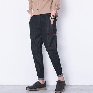 Side Pocket Tapered Jeans