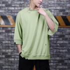 Safety Pin 3/4 Sleeve Pullover