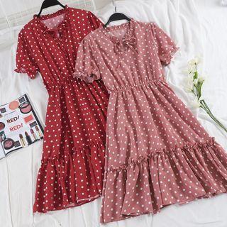 Dot Ruffle Dress