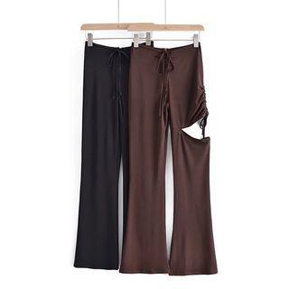 Cut Out Flared Pants