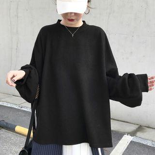 Plaid Loose-fit Pullover