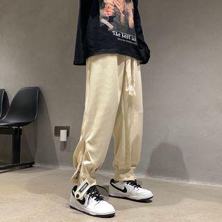 Zip Hem Harem Pants