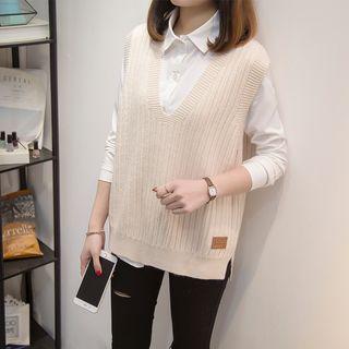 Appliqu  Knit Vest