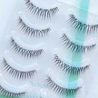 False Eyelashes L05 - Set Of 5 - Black - One Size