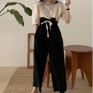 Eyelet Lace Blouse / Jumper Pants