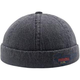 Lettering Denim Docker Hat