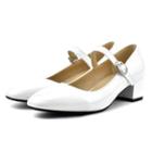 Patent Leather Block Heel Mary Janes