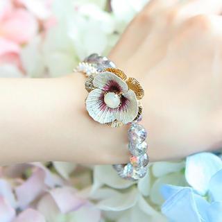 Flower Agate Bracelet