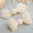 Bow Freshwater Pearl Hair Clip