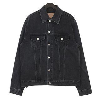 Plus Size Loose-fit Denim Jacket