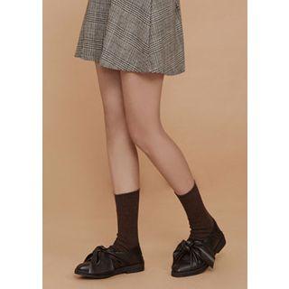 Big-bow Foldable Loafers