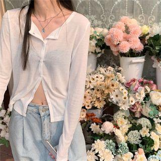 Long-sleeve Cardigan Top