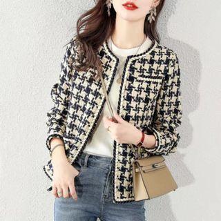 Pattern Braid Trim Jacket