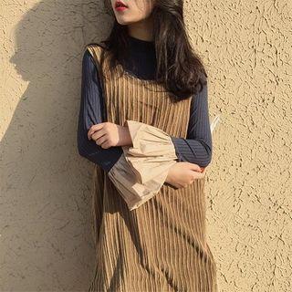 Set: Sleeveless Dress + Long-sleeve Dress
