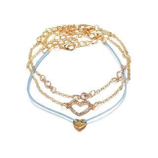 Set Of 4: Alloy Bracelet (assorted Designs) Set Of 4 - As Shown In Figure - One Size