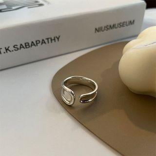 Sterling Silver Open Ring J2650 - Silver - One Size