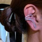Snake Rhinestone Cuff Earring