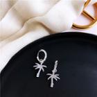 Rhinestone Palm Tree Dangle Earring As Shown In Figure - One Size