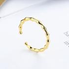 Bamboo Open Ring Adjustable - As Shown In Figure - One Size