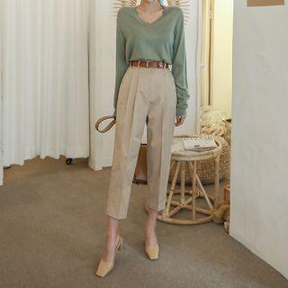 High-rise Baggy-fit Pants