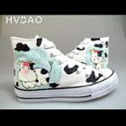 Cow Canvas Sneakers