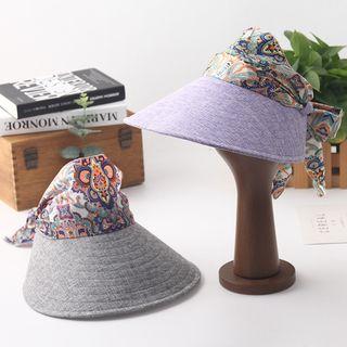 Printed Panel Visor Hat