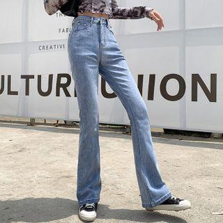 High-waist Jeans Bell-bottom Pants