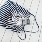 Stripe Fabric Shopper Bag