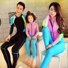 Family Set: Color Block Rashguard + Swim Pants