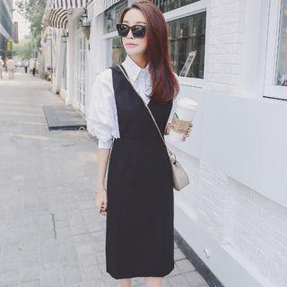 Batwing Long-sleeve Blouse