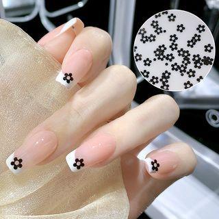 Flower Nail Art Decoration Fa059 - Flower - Black - One Size