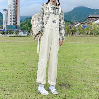 Embroidered Dungaree Pants