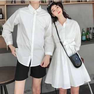 Couple Matching Simple Shirt / Dress / Shorts