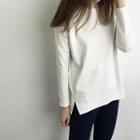 Slit-hem Long-sleeve T-shirt