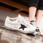 Star Print Lace-up Sneakers