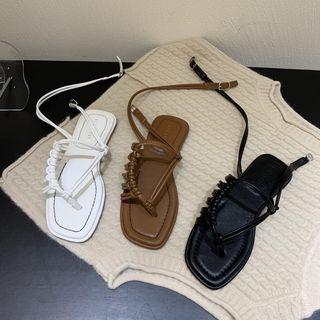 Lace Up Flip-flops