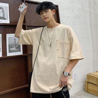 Pocket-accent Loose-fit T-shirt
