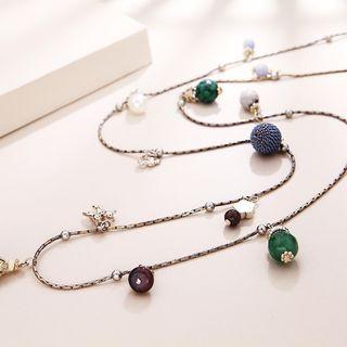 Jeweled Bead Necklace