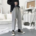 Cutout Wide-leg Pants