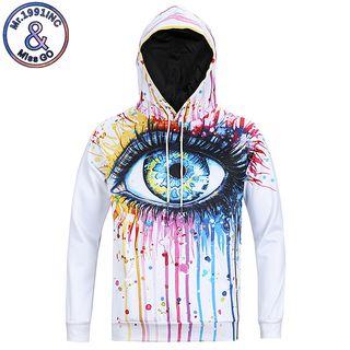 Eye Print Hoodie