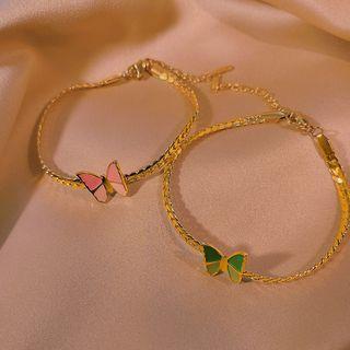 Butterfly Titanium Steel Bracelet