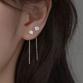 Rhinestone Sterling Silver Dangle Earring (various Designs)