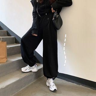 High-waist Oversize Jogger Sweatpants